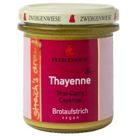 Crema tartinabila bio vegetala Thayenne cu Thai curry si piper de cayenne